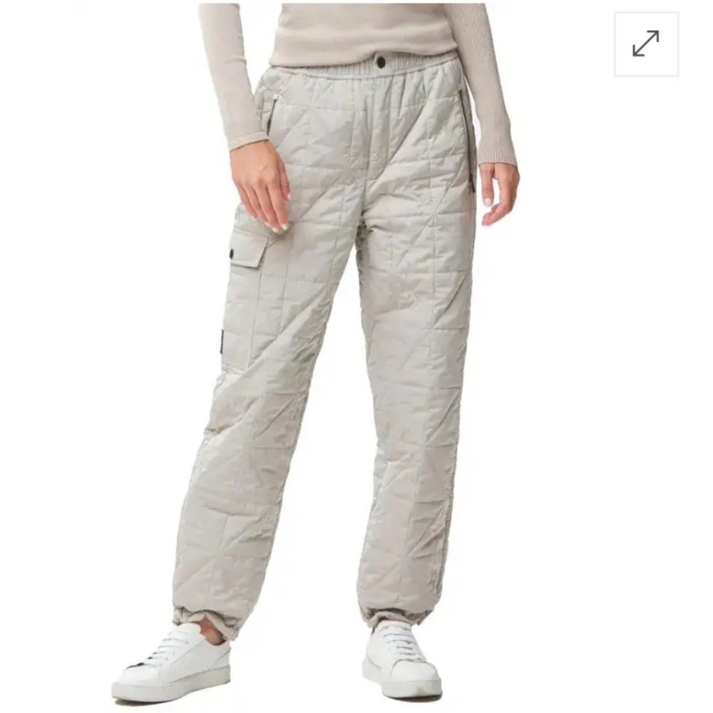 Alp N Rock Cora Water Repellent Quilted Primaloft Pants Tan Stone Small
